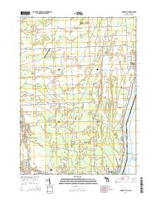 Marine City 2014 topographic map thumbnail