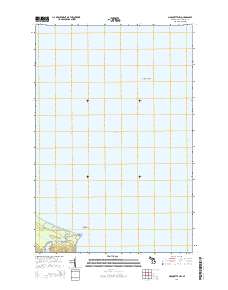Marquette NW 2014 topographic map thumbnail