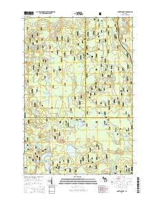 Marten Lake 2014 topographic map thumbnail