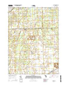 Maybee 2014 topographic map thumbnail