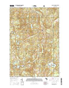 McCollum Lake 2014 topographic map thumbnail