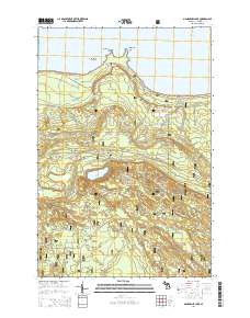 McNearney Lake 2014 topographic map thumbnail