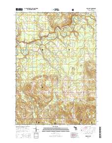 Mesick NE 2014 topographic map thumbnail