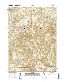 Metamora 2014 topographic map thumbnail