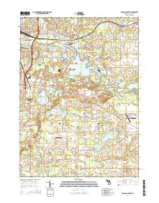 Michigan Center 2014 topographic map thumbnail