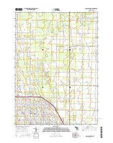 Midland North 2014 topographic map thumbnail