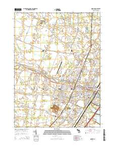 Monroe 2014 topographic map thumbnail
