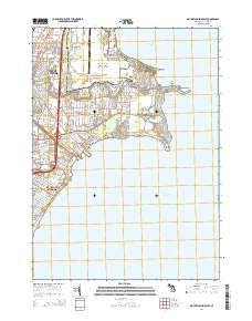 Mount Clemens East 2014 topographic map thumbnail