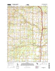 Mount Forest 2014 topographic map thumbnail