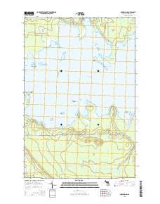 Munuscong 2014 topographic map thumbnail