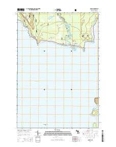 Nahma 2014 topographic map thumbnail