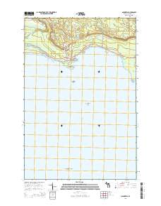 Naubinway 2014 topographic map thumbnail