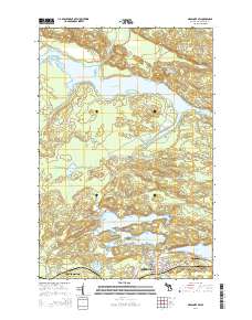 Negaunee SW 2014 topographic map thumbnail