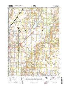 Niles East 2014 topographic map thumbnail