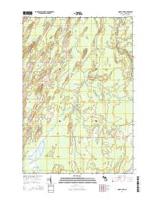 North Lake 2014 topographic map thumbnail