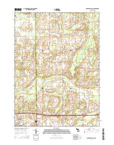 Northeast Albion 2014 topographic map thumbnail