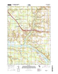 Nunica 2014 topographic map thumbnail