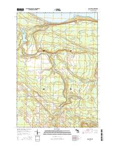 Ocqueoc 2014 topographic map thumbnail