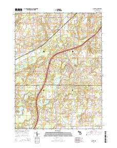 Olivet 2014 topographic map thumbnail