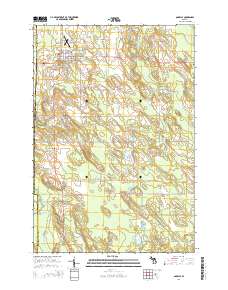 Onaway 2014 topographic map thumbnail