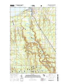 Ontonagon South 2014 topographic map thumbnail