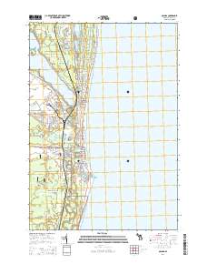 Oscoda 2014 topographic map thumbnail
