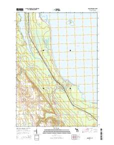 Ossineke 2014 topographic map thumbnail