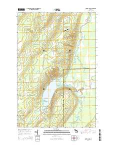 Otter Lake 2014 topographic map thumbnail