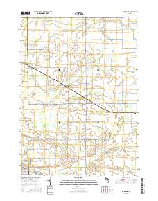 Ovid East 2014 topographic map thumbnail