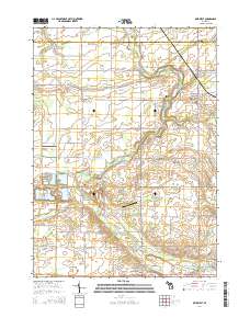 Ovid West 2014 topographic map thumbnail