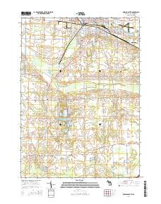 Owosso South 2014 topographic map thumbnail