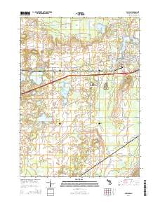 Paw Paw 2014 topographic map thumbnail