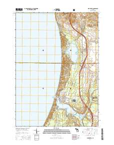 Pentwater 2014 topographic map thumbnail