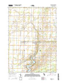 Perrinton 2014 topographic map thumbnail