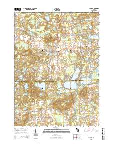 Pinckney 2014 topographic map thumbnail