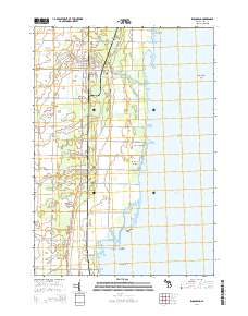 Pinconning 2014 topographic map thumbnail