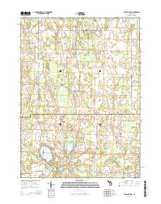 Pleasant Lake 2014 topographic map thumbnail