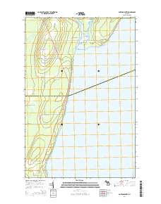 Portage Entry 2014 topographic map thumbnail