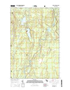 Porter Lake 2014 topographic map thumbnail