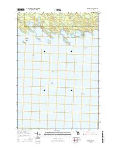 Prentiss Bay 2014 topographic map thumbnail