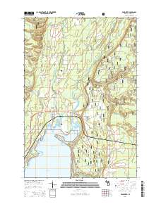 Rapid River 2014 topographic map thumbnail
