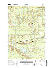 Rexton 2014 topographic map thumbnail
