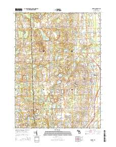 Romeo 2014 topographic map thumbnail