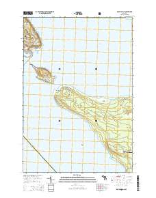 Round Island 2014 topographic map thumbnail