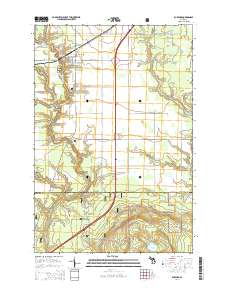 Rudyard 2014 topographic map thumbnail