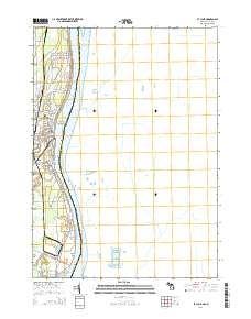 St. Clair 2014 topographic map thumbnail