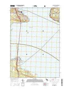 Saint Ignace 2014 topographic map thumbnail