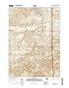 Saint Johns South 2014 topographic map thumbnail