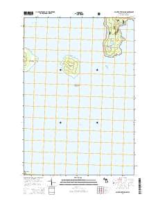 Saint Martin Island 2014 topographic map thumbnail