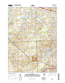 Salem 2014 topographic map thumbnail